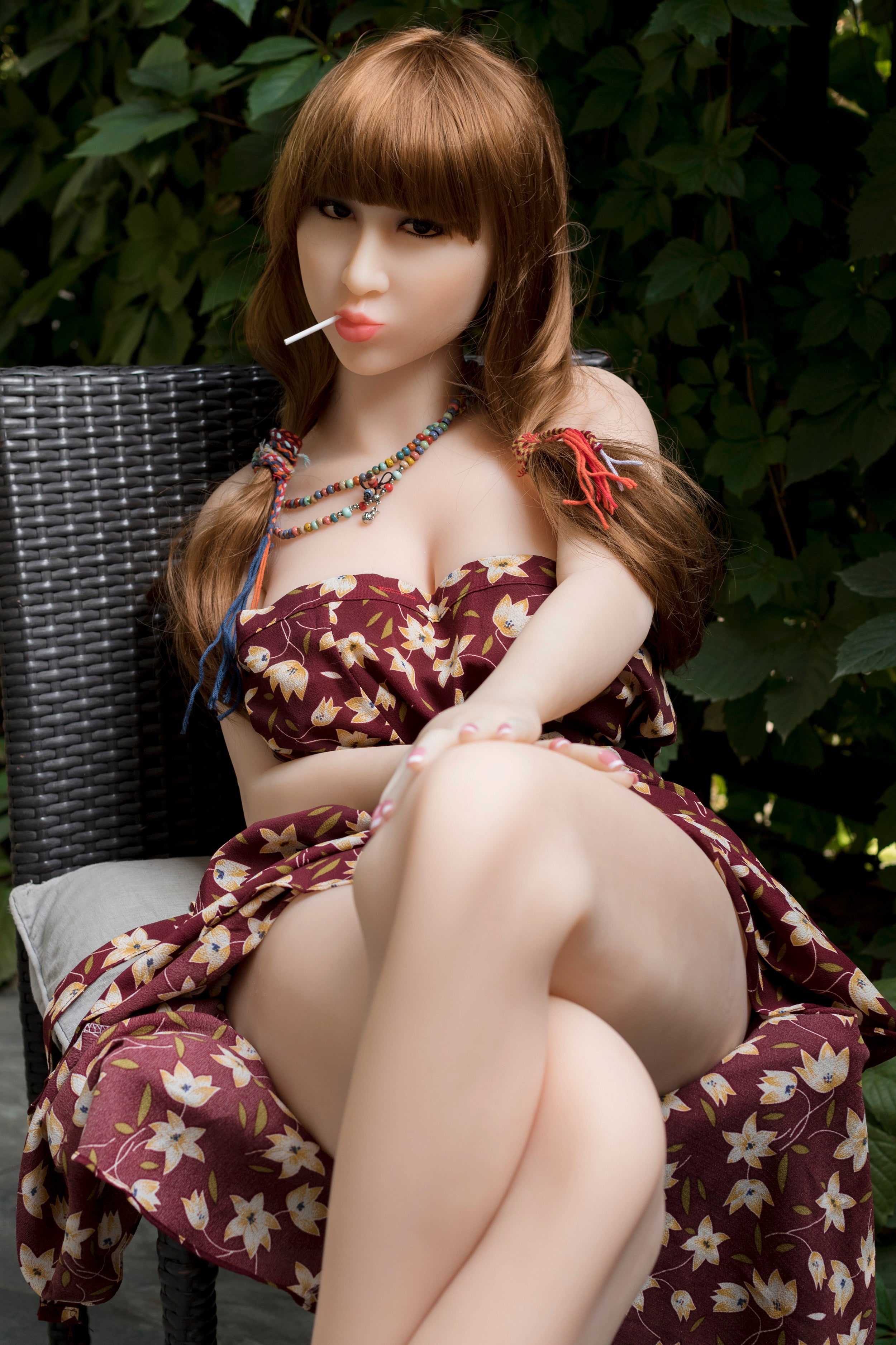 168cm Life Size Silicone Love Doll Pouting Girl - Pamela WM Dolls